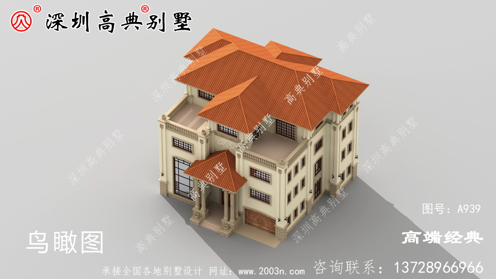 四層農村別墅設計圖，都是很適合在老家建的房子