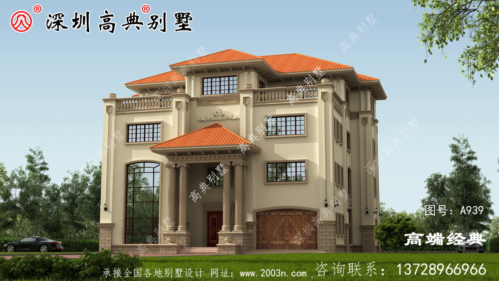 四層農村別墅設計圖，都是很適合在老家建的房子