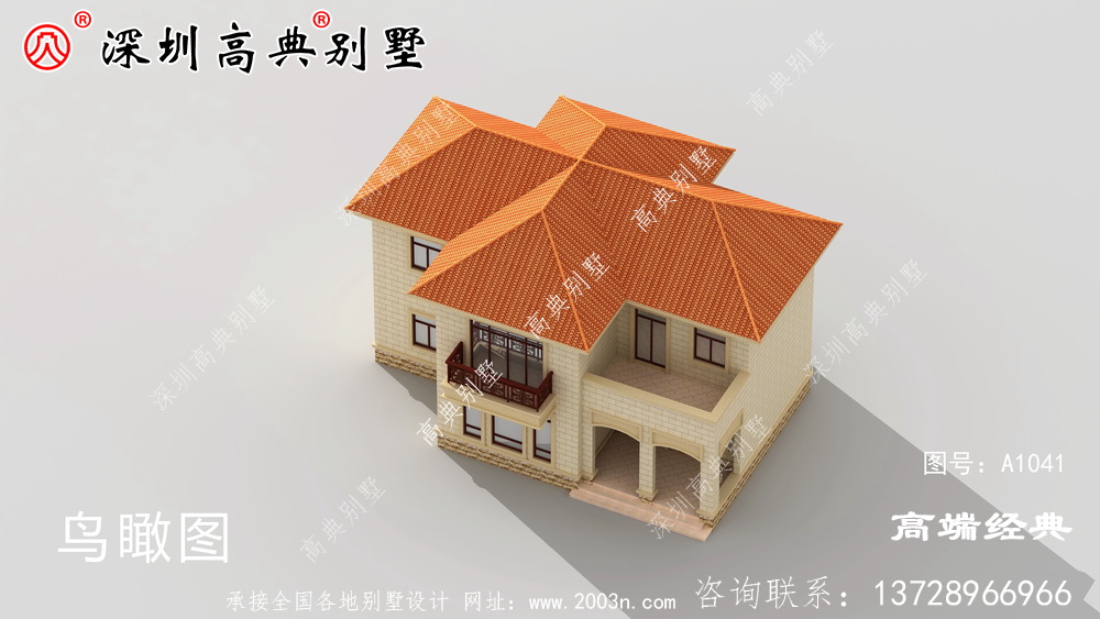 復式別墅設計圖，帶旋轉樓梯設計，在老家蓋棟來過過癮