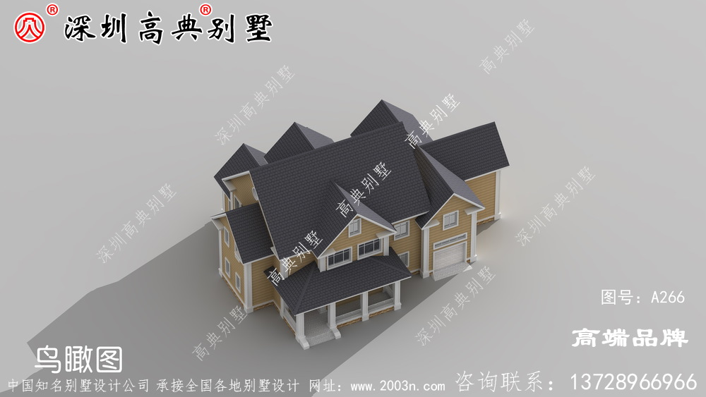 二層小別墅設(shè)計(jì)圖，搭配清新優(yōu)雅，戶型設(shè)計(jì)十分漂亮。