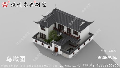 二層農村小別墅設計圖，戶型時尚，符合農村環境