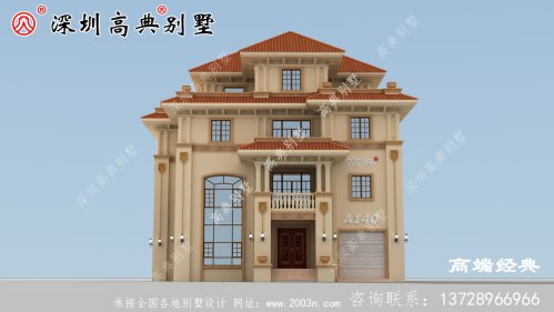 大戶型四層別墅設計圖，回老家建一棟，驚艷所