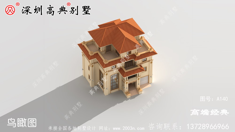 大戶型四層別墅設計圖,回老家建一棟,驚艷所有人