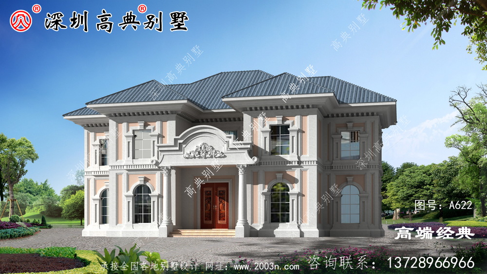 鄉(xiāng)村二層小樓設(shè)計圖，現(xiàn)代鄉(xiāng)村必須建造，您還不快進(jìn)來看看。