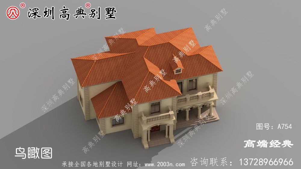 鄉村二層自建房圖，外觀時尚布局講究，經得起時間的考驗。