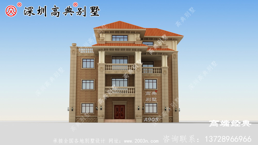 農(nóng)村簡(jiǎn)單普通的四層樓設(shè)計(jì)圖,村里人直夸好看。