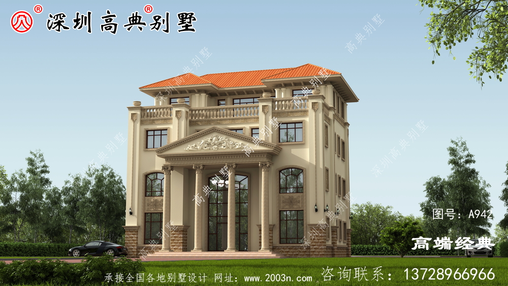 南方農(nóng)村四樓自建房設(shè)計(jì)精美