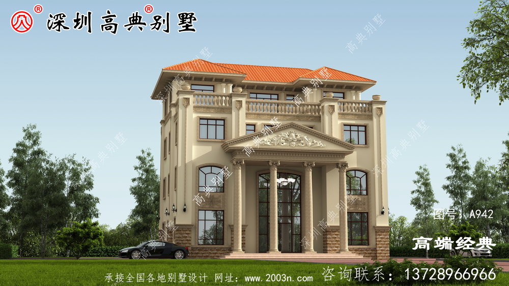 南方農(nóng)村四樓自建房設(shè)計(jì)精美