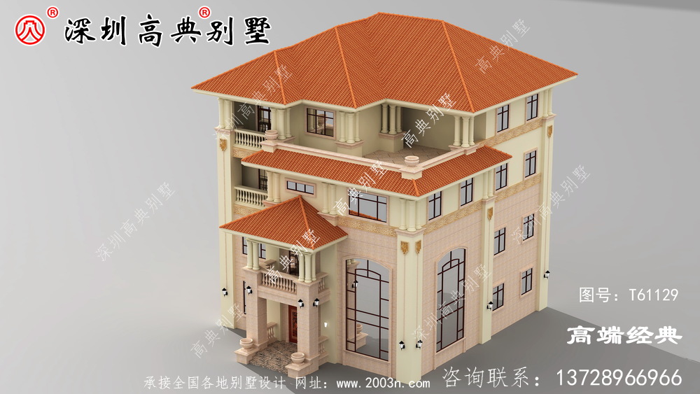 鄉(xiāng)村簡(jiǎn)約大氣三層半樓圖,是近五年來最好的投資。