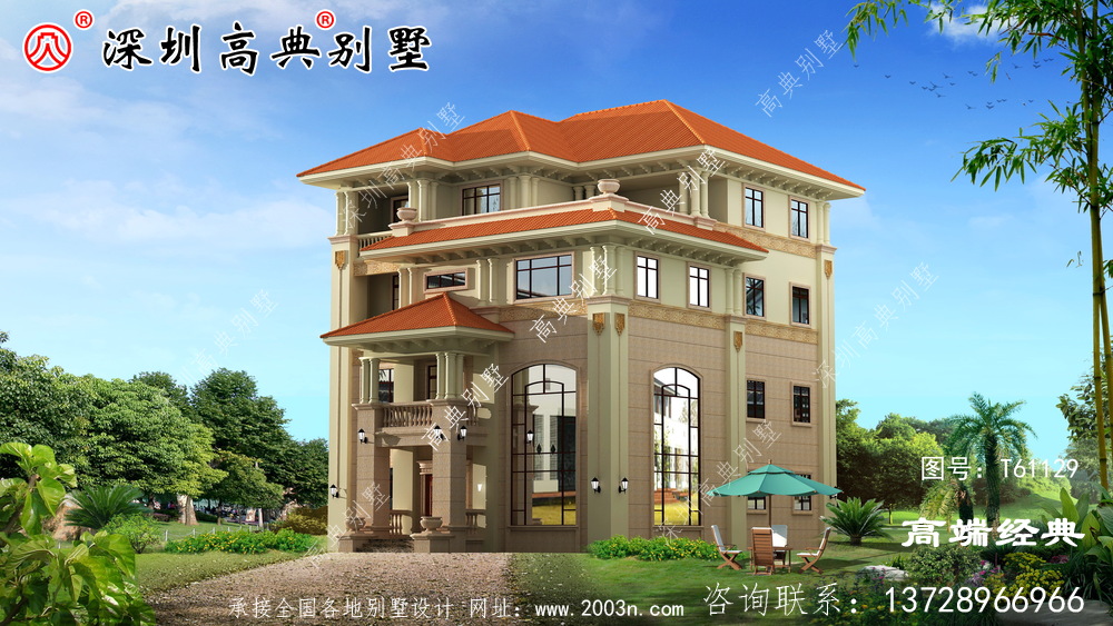 鄉(xiāng)村簡(jiǎn)約大氣三層半樓圖,是近五年來最好的投資。