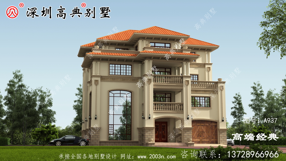 鄉村普通四層自建房的照片,美觀而溫馨,滿足了我對家的所有幻想。