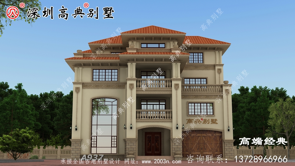 鄉村普通四層自建房的照片,美觀而溫馨,滿足了我對家的所有幻想。