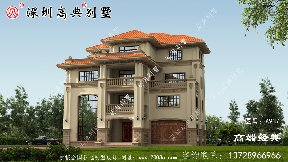 鄉村普通四層自建房的照片,美觀而溫馨,滿足了我對家的所有幻想。