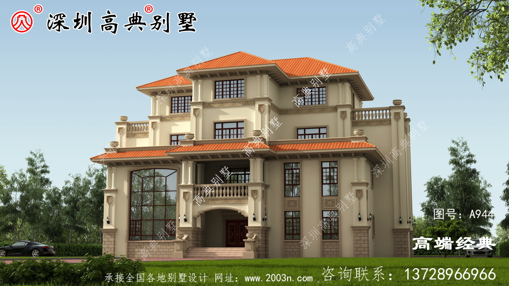 四層別墅設計圖紙,布局簡直沒得挑