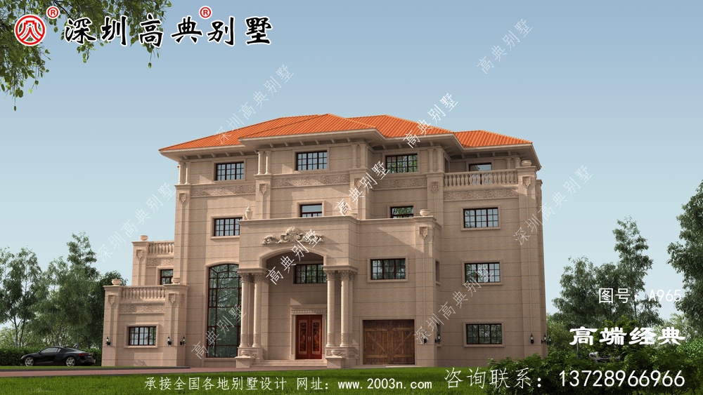 符合大多數人審美的歐式別墅,建一個給父母養老