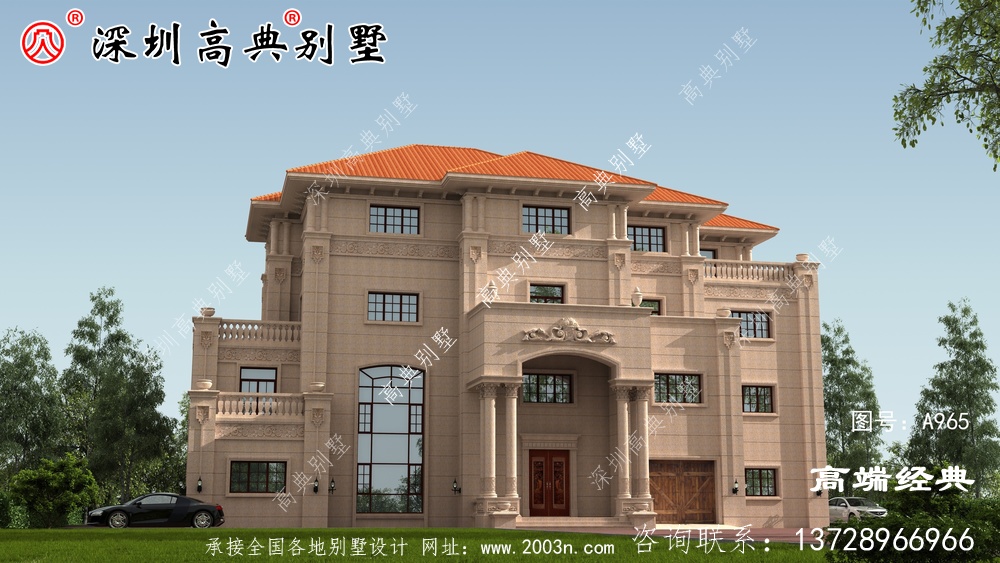 符合大多數人審美的歐式別墅,建一個給父母養老