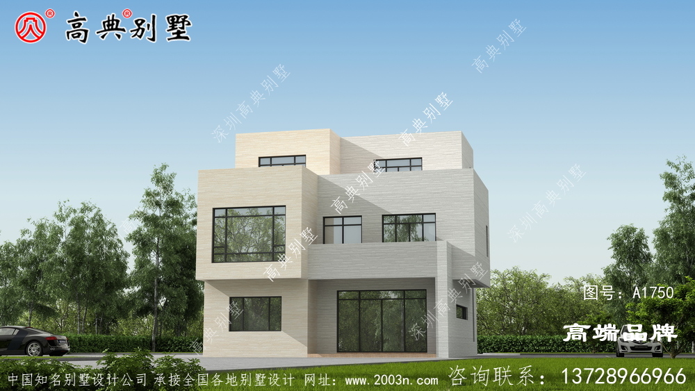 本別墅戶型簡(jiǎn)單實(shí)用滿足業(yè)主的家庭需求