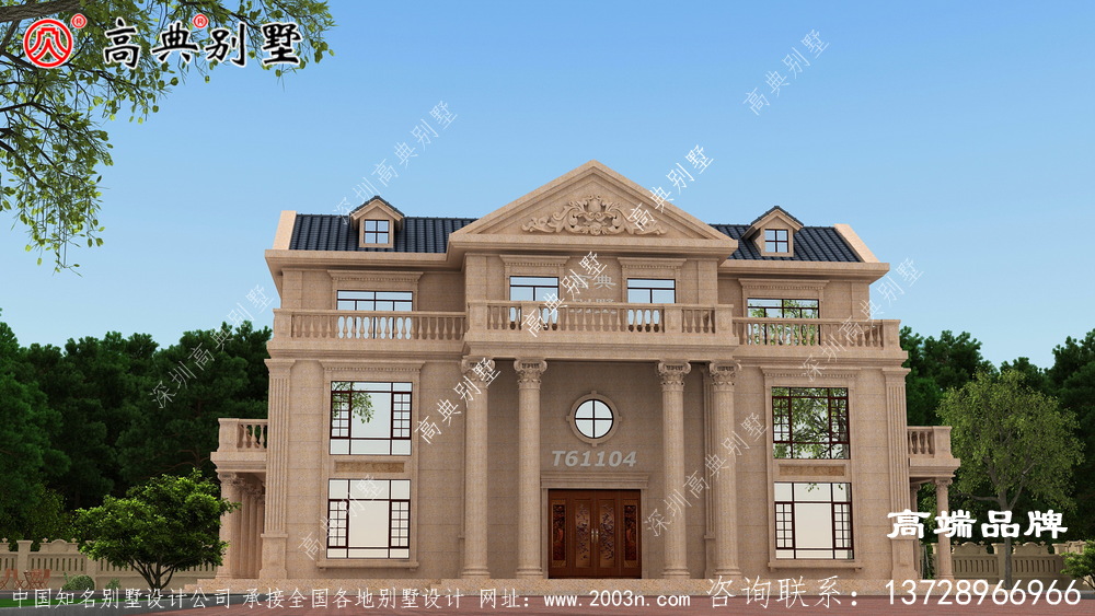 外觀統一采用棕色裝飾非常典，大氣而不浮夸