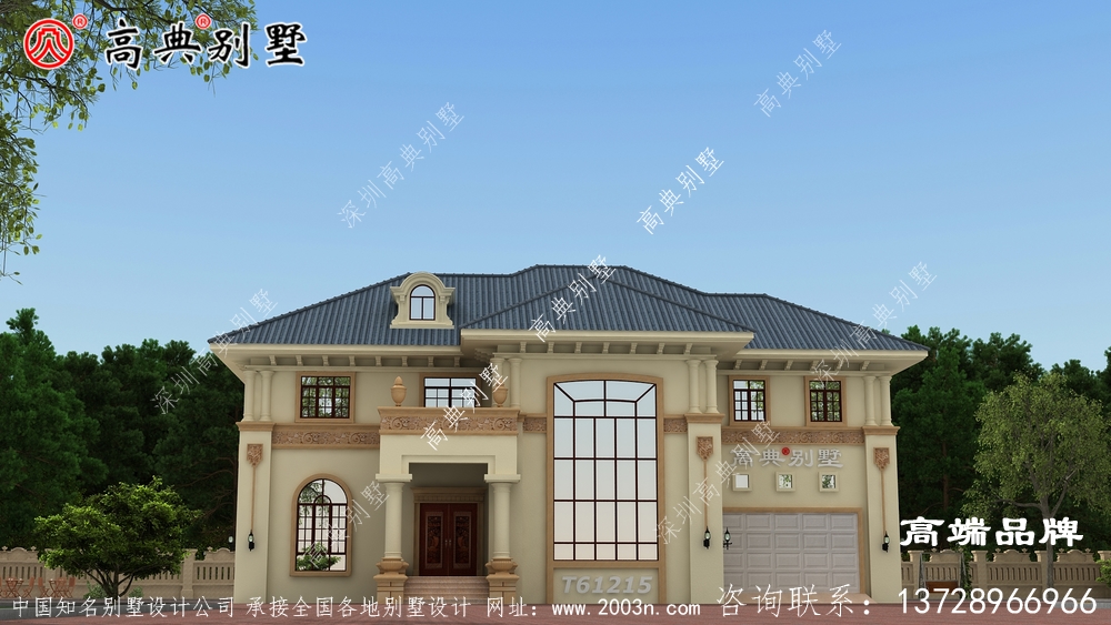 門樓采用方形，比傳統圓柱體更有氣勢