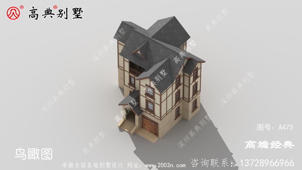 別墅落地窗不能少，車庫和露臺也必須有