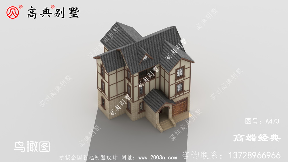 別墅落地窗不能少，車庫和露臺也必須有