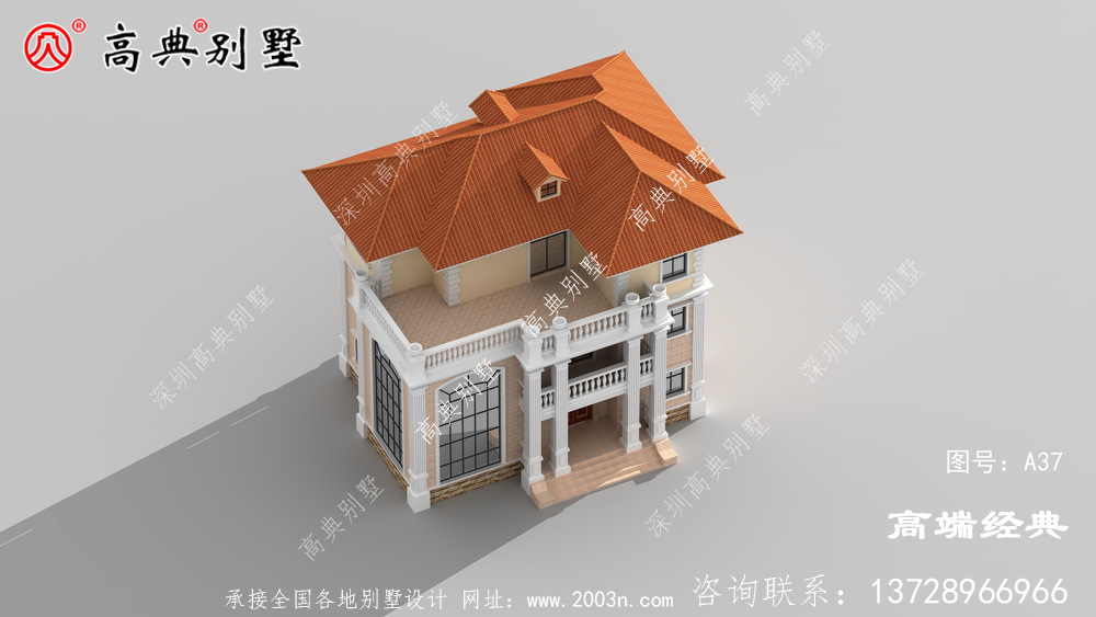 鄉村歐式三層復式別墅設計圖紙，最經典的戶型，家人都喜歡