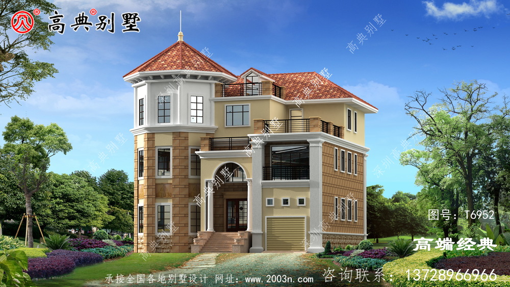 農村別墅可根據自己的喜好來建造，住得也更歡喜一些